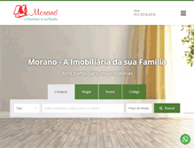 Tablet Screenshot of morano.com.br